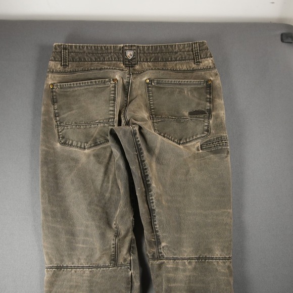 Kuhl Rydr Pants Mens 34x32 Vintage Patina Dye Brown Rugged Workwear 5016 - Picture 16 of 16